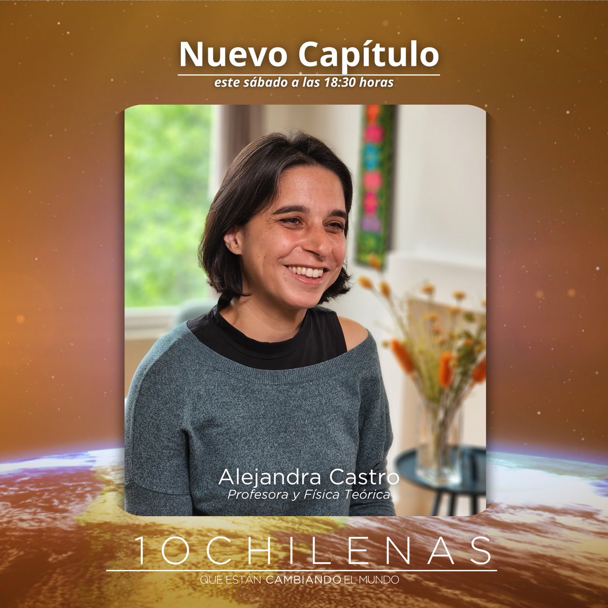 🌎 10 Chilenas que están cambiando el mundo vuelve este sábado 27 de abril en su horario normal; 18:30 horas por las pantallas de @tvn 🚀
La protagonista es Alejandra Castro 👀 
#10chilenas #tvnchile #laventanacine #historiasconimpacto