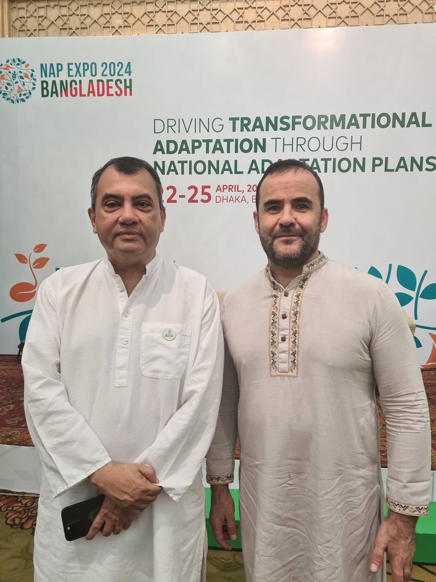 It has been a great honour to meet and interact with the Minister of Environment, Forest and Climate Change of 🇧🇩 H.E. @saberhc at #NAPExpo2024. @UNmigration remains committed to work @bdmoefcc in addressing human mobility aspect of climate actions in 🇧🇩