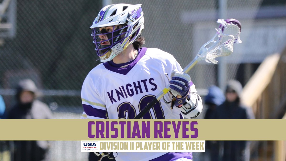 Cristian Reyes Named <a href="/USA_Lacrosse/">USA Lacrosse</a> Division II Player of the Week

📖 smcathletics.com/news/2024/4/23…

#smcpks #smcvt #NE10EMBRACE