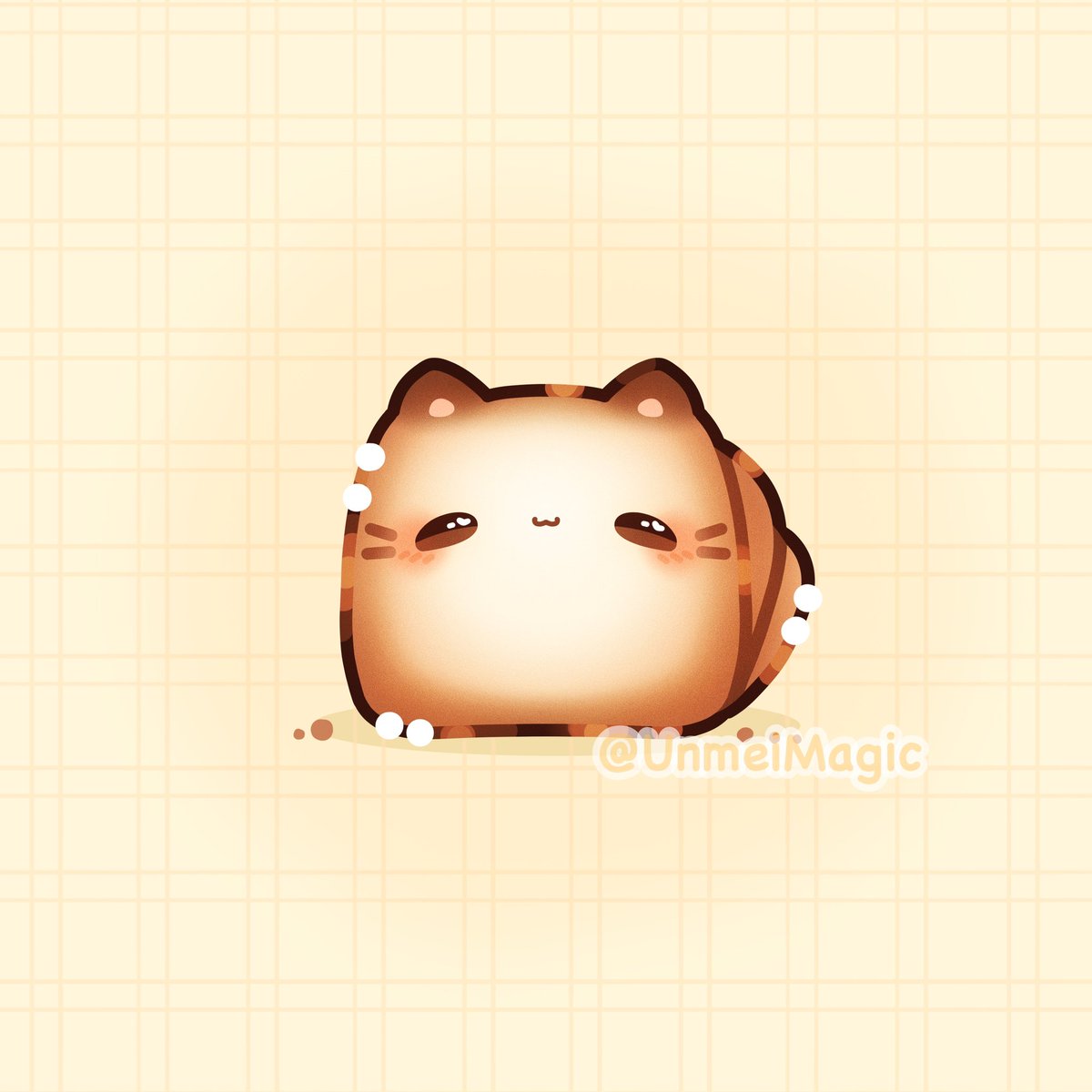 Unmeiartist's tweet image. Kitty bread 🍞🤎
| #chibiart #cutestickers |
