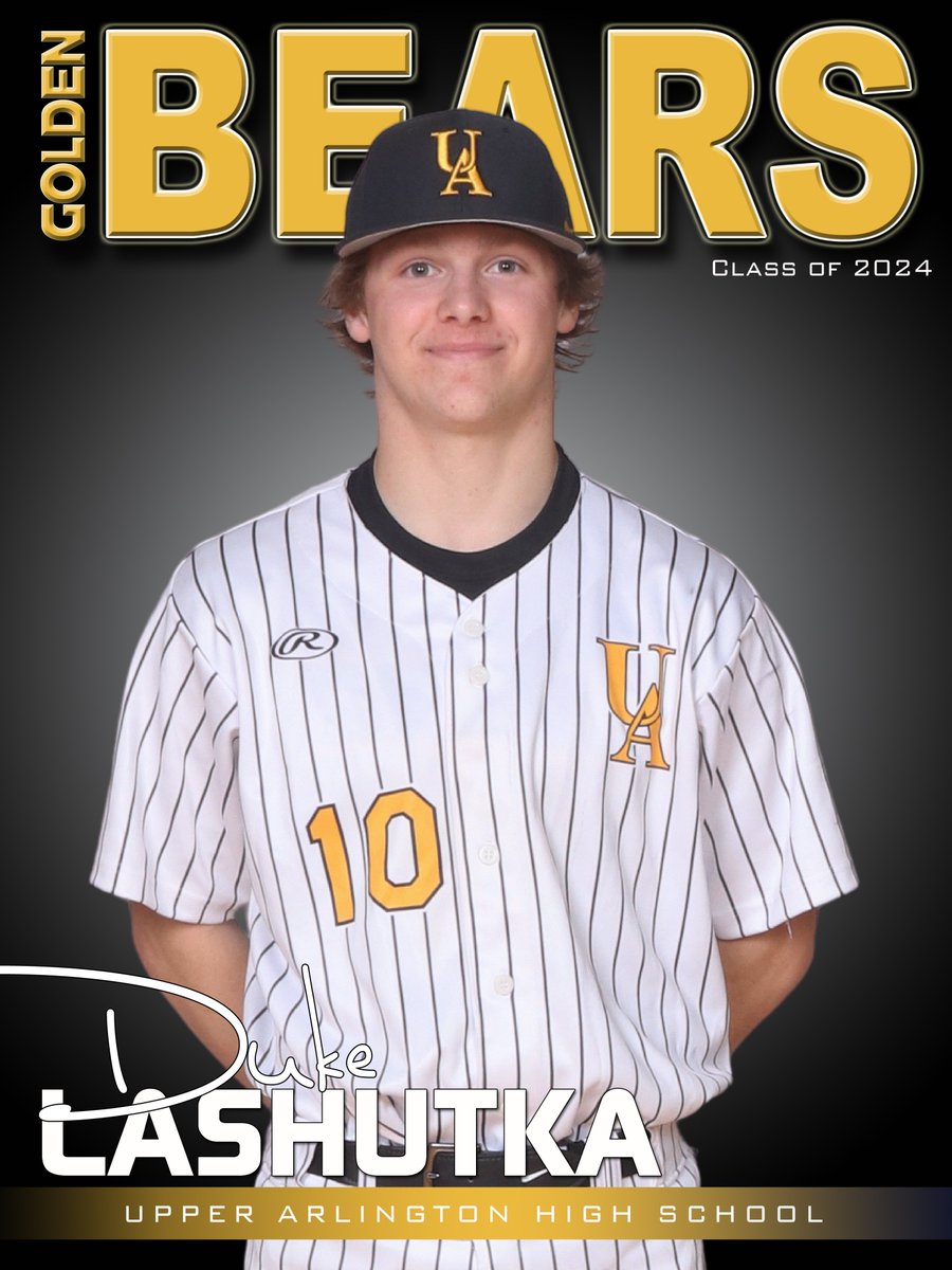 UABearsBaseball's tweet photo. SENIOR
Duke Lashutka

MEMORY
Cooperstown

ADVICE
Get extra work in whenever you can because that will be the biggest difference in getting better

UP NEXT
Study business at TCU

#FEA | #SeniorNight 🐻⚾️ https://t.co/6KS1DVRGy5