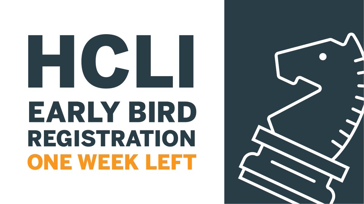 Only one week left to get the #UTHCLI early bird rate! Register now for a day of #HealthComm best practices and leadership - for your team and within your organization 👉 cvent.utexas.edu/HCLI2024 @TexasDSHS @utsystem @HoggFoundation @CommunicateHlth @TAMUMedicine @SOPHEtweets