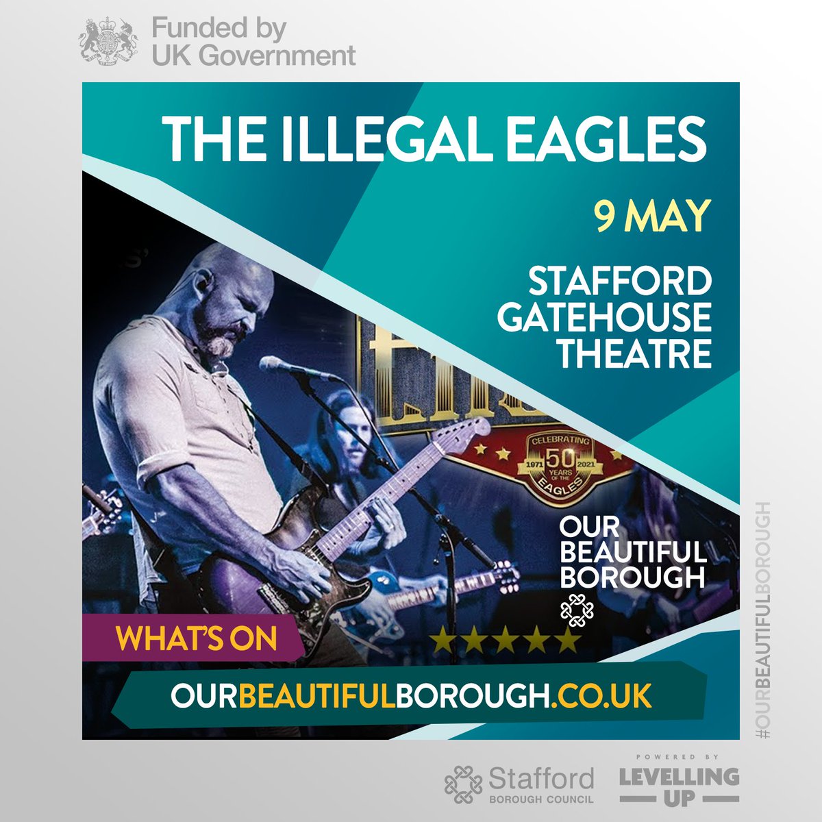 Celebrating the music of the legendary US west coast country rock band, The @illegal_eagles bring their trademark musical prowess, acute attention to detail and incredible showmanship to @Staff_Gatehouse on 9 May: tinyurl.com/e8bp5dmk #NightsOut #LiveMusic #OurBeautifulBorough