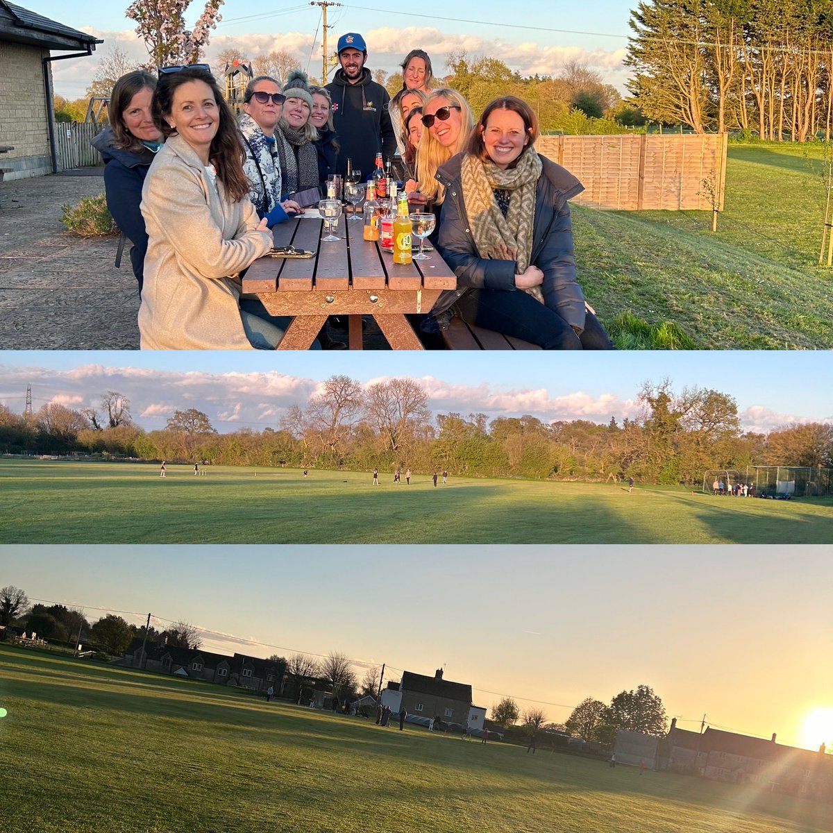 Fantastic first Friday night at the Club last week. U11s and U13s training in the sunshine and the Ladies team getting together for a social gathering before training starts next week. #sunshine #fridaynights #coaching #training #familycricketclub #biddestonecricketclub