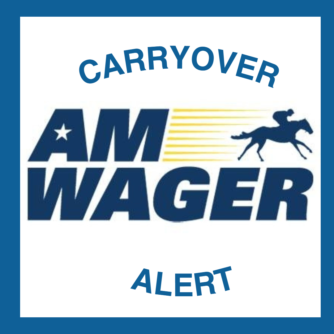 The early Pick 5 #HorseshoeIndy @HSIndyRacing boasts a💲3️⃣3️⃣,8️⃣8️⃣6️⃣ carryover today, the late Pick 5 has a 💲4️⃣5️⃣,6️⃣1️⃣2️⃣carryover! Play with AmWager.com now, first post is 2:10pm ET! #carryover #horsebetting #winmoney 🚨💥💰5️⃣
