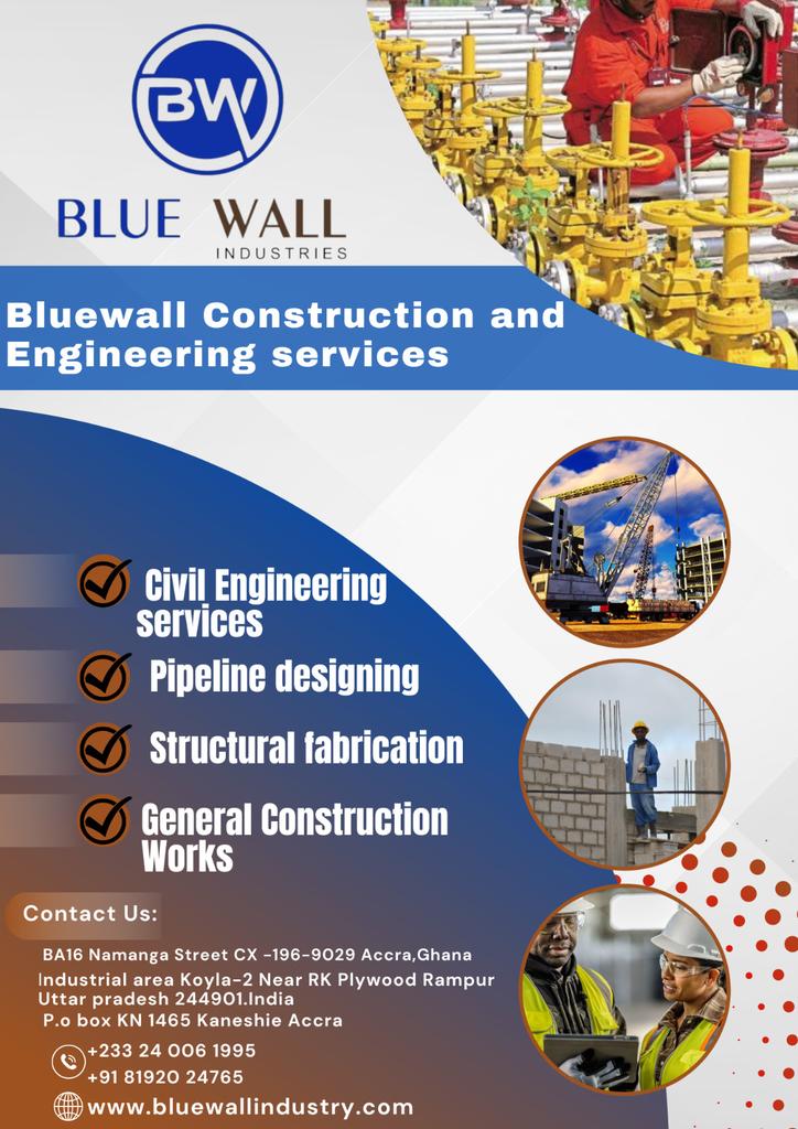 Bluewall Construction and Engineering Services. 🦺