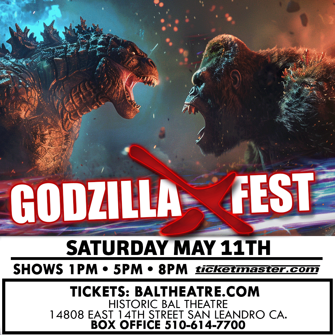 Get ready to roar at Godzilla X Fest 2024! (3) Showtimes 1pm-3PM-8PM

Don't miss the chance to watch the epic showdown of the century live. Grab your tickets now!

www.BALTheatre..com

#TeamKong #TeamGodzilla #GodzillaXfest #Monsterverse #Monsterbattles