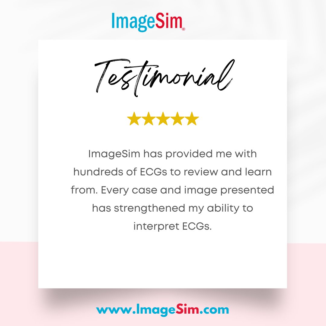 🌐ImageSim.com

Improve your diagnostic skills in medical image interpretation and join healthcare professionals worldwide in their journey to excellence.

#ImageSim #cme #medicalcourses #onlineeducation #healthcare #testimonials #diagnosticimaging #sickkids #uoft