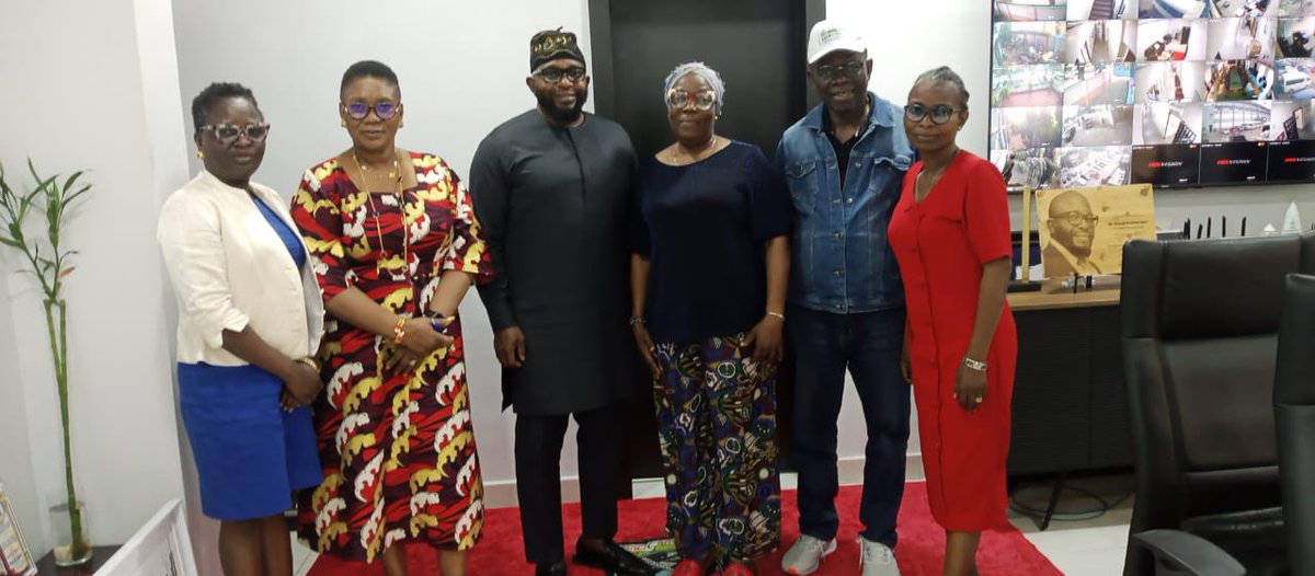 Lagos State Head of Service, Mr. Bode Agoro today received the delegation from the National Bureau of Statistics lead by the Director, National Bureau of Statistics, Lagos, Mrs. Augusta Alhassan at his office, The Secretariat, Alausa-Ikeja.