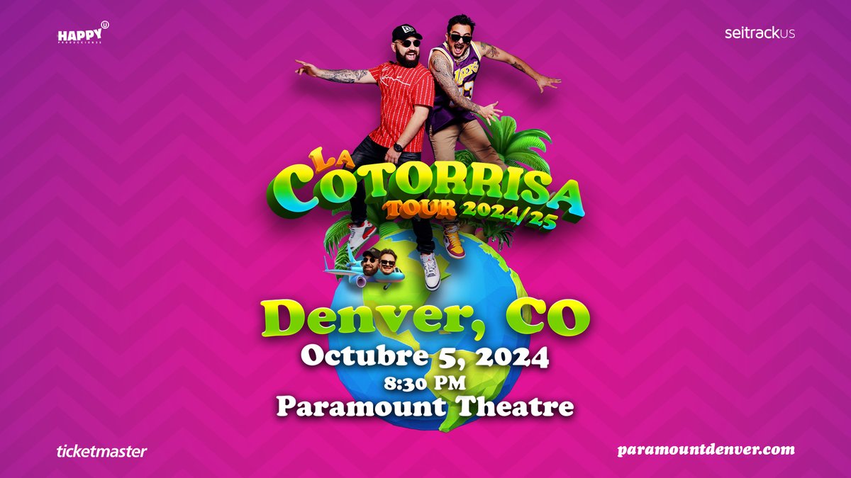 JUST ANNOUNCED: La Cotorrisa is coming to Paramount Theatre on October 5! General tickets go on sale Friday, April 26 at 10AM. 🎟️: tix.paramountdenver.com/24LaCotorrisaX