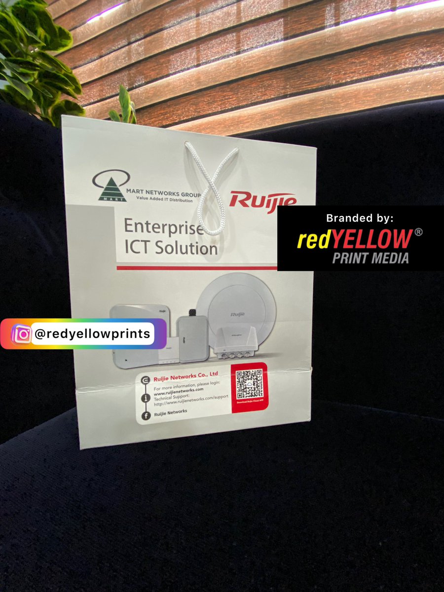 Souvenir paper bags branded by RedYellow Prints. Your most trusted print company. #redyellowprints #redyellowprintsng