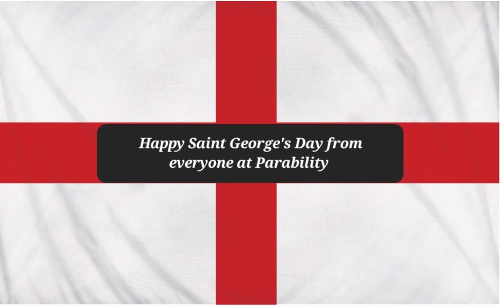 Happy Saint George's Day from everyone at Parability.
