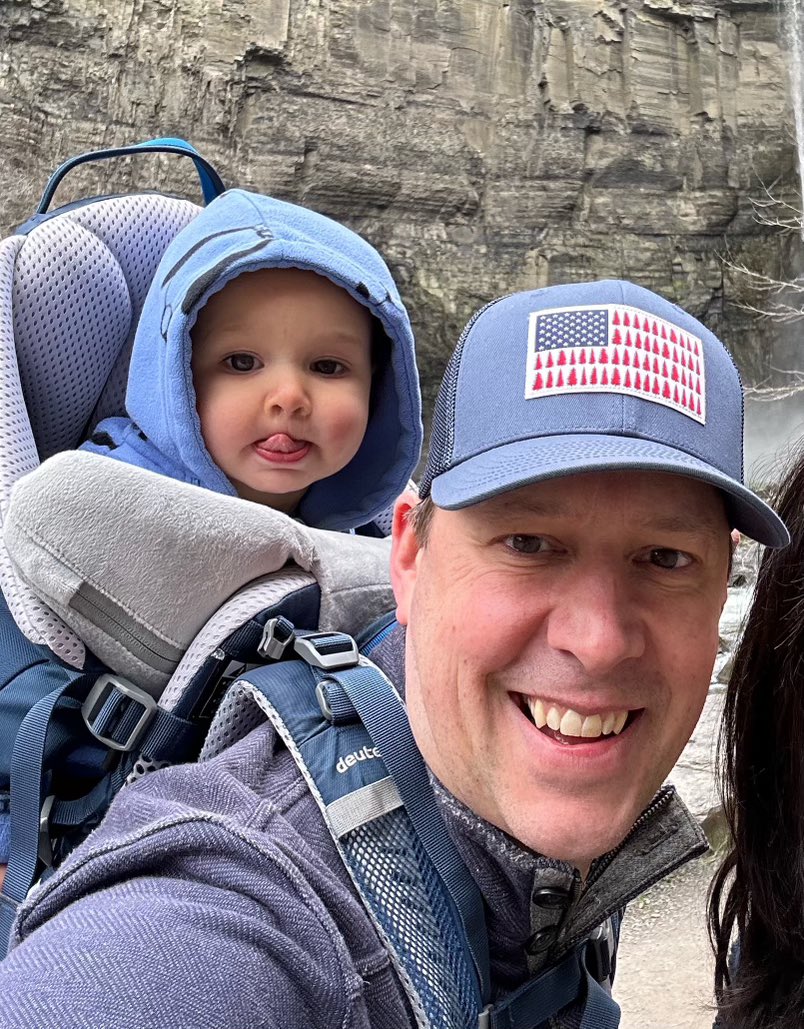 First hike of the season—and Mateo’s first in the backpack!