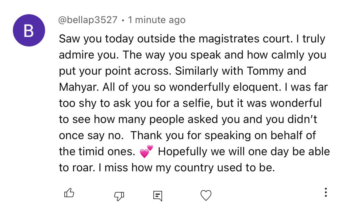 Don’t you worry lovely. We will win - and we will ROAR again I am thrilled people are kind enough to come chat to me. It is my privilege to support you - any way I can 🦁