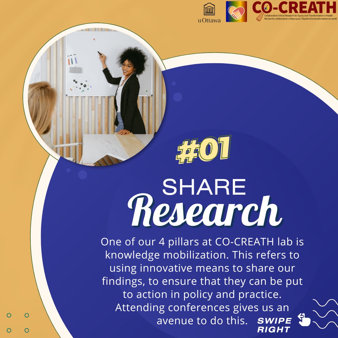 CoCreath's tweet image. Since we will be attending conferences over the next months, here are a few reasons why we do so.

Feel free to share other reasons why you attend conferences.

#conference #knowledgeproduction #knowledgemobilization #acbresearch #acbwellness