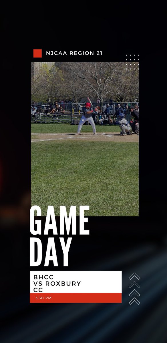 Bunker Hill Bulldogs take on Roxbury CC today at 3:30 PM! 🏀 #GameDay #BulldogPride
<a href="/BHCCBoston/">BHCC Boston</a> 
<a href="/NJCAABaseball/">NJCAA Baseball</a> 
<a href="/NJCAA/">NJCAA</a>
