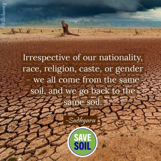 Soil erosion has accelerated since the industrial revolution, and we’re now entering a period when the ability of soil, “the living epidermis of the planet,” to support the growth of our food supply is plateauing. #SaveSoil #SoilforClimateAction #SaveSoilFixClimateChange
