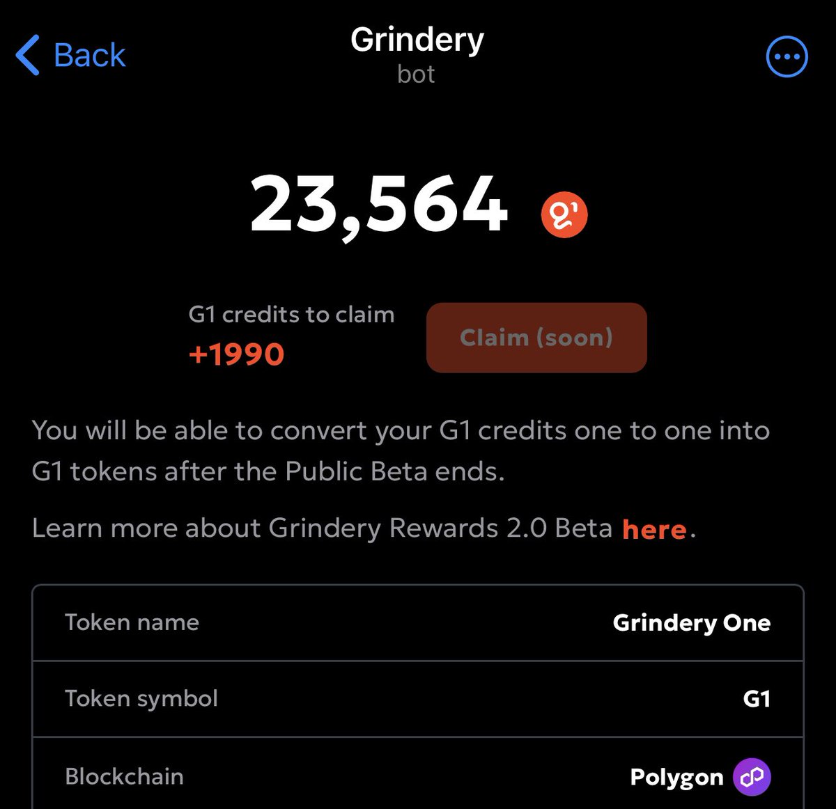 How many G1 Credits do you have yet to be claimed? 🥳 Farm more by: ▫️Sign up and set-up your Grindery wallet to earn sweet 100 G1. ▫️Subscribe to the BuzzBot and participate in Twitter Engagement quests. Follow us here for 300 G1 ▫️Generate your referral link and invite new…
