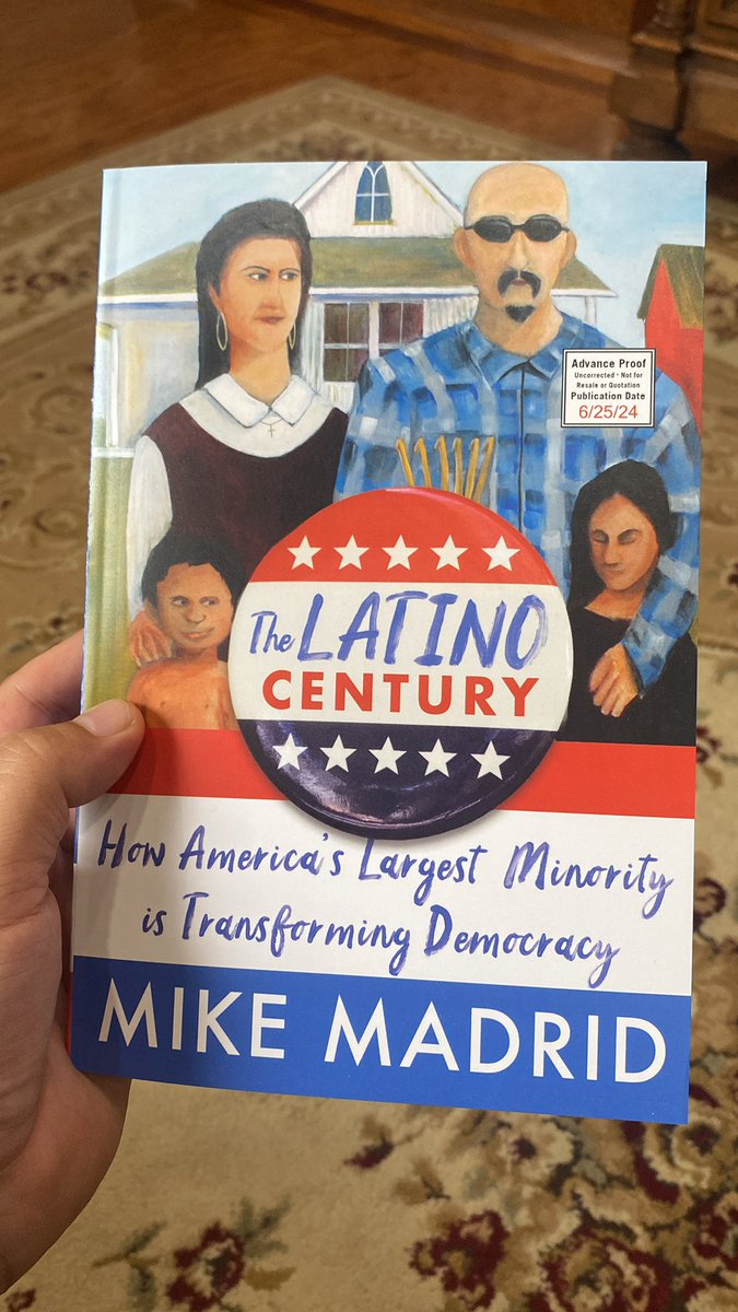 Thrilled to announce the release of my book, 'The Latino Century,' on June 18, 2024! If you haven’t already you can pre-order a copy now. Tinyurl.com/latinocentury