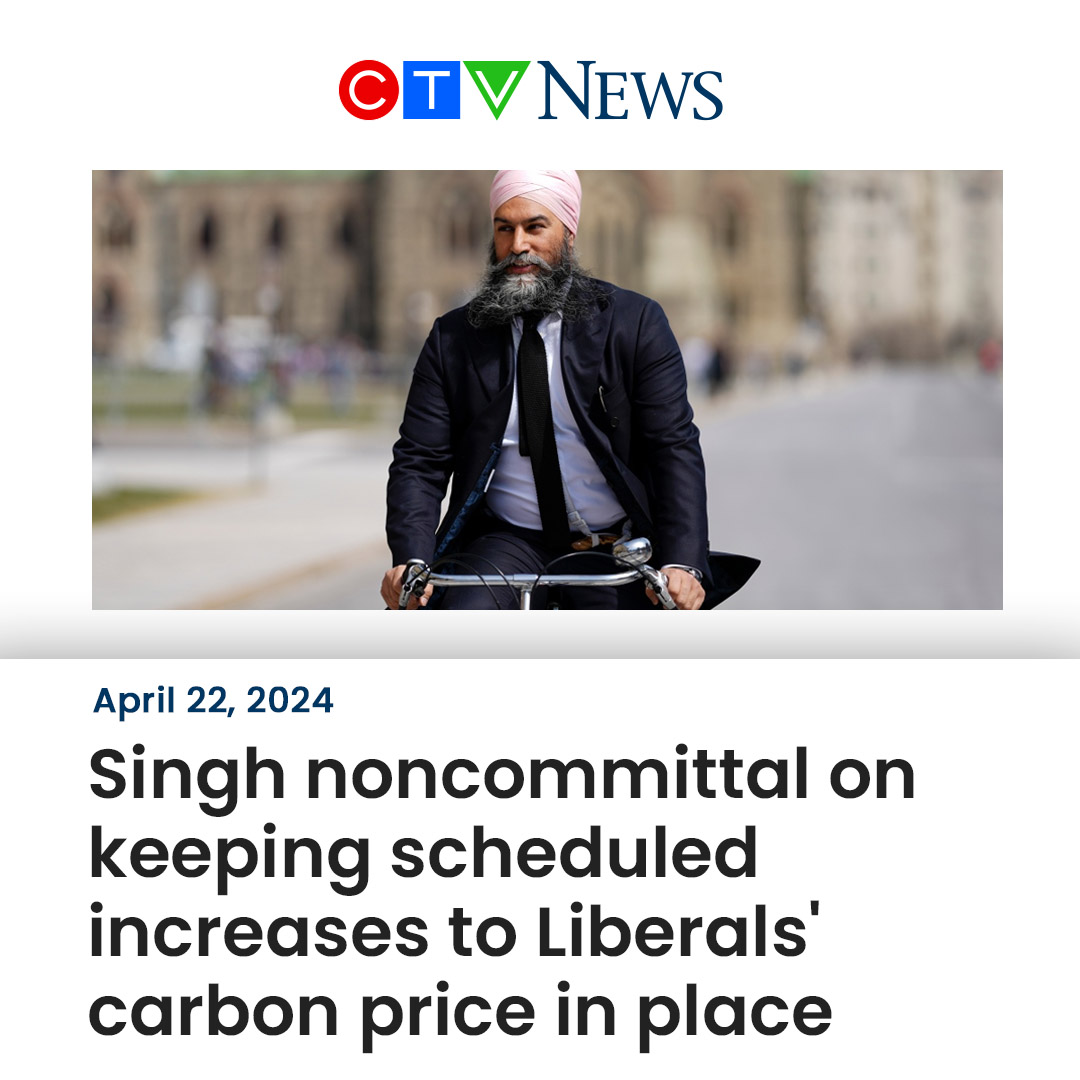 Jagmeet has voted for every one of Trudeau's carbon tax increases. Whatever he says, Canadians know that he’s supporting Trudeau's Costly Coalition that will tax your food, take your money & double your housing costs.