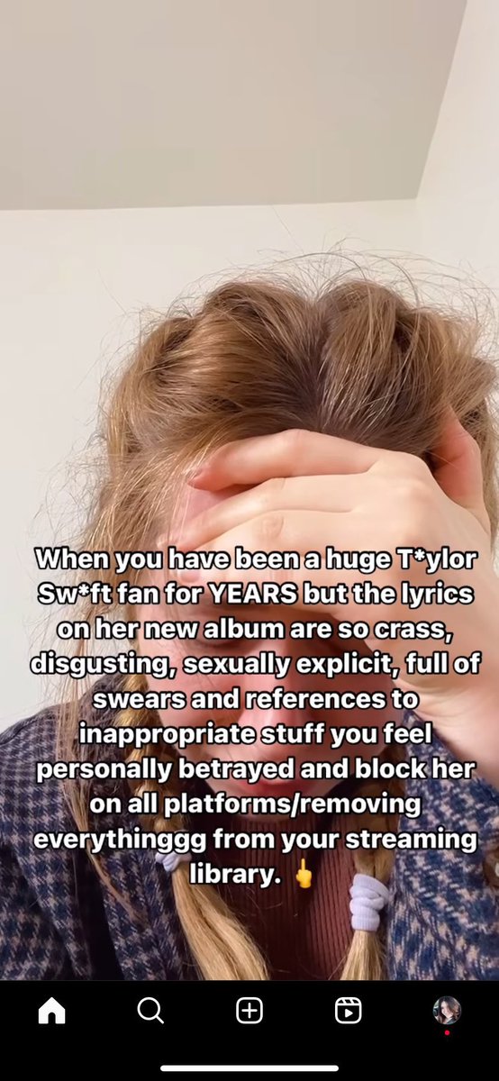 taylor swift is a 34 year old woman who swears, gets heartbroken, messes up, has sex, deals with mental health and does everything any other person does

hope this helps 🫶