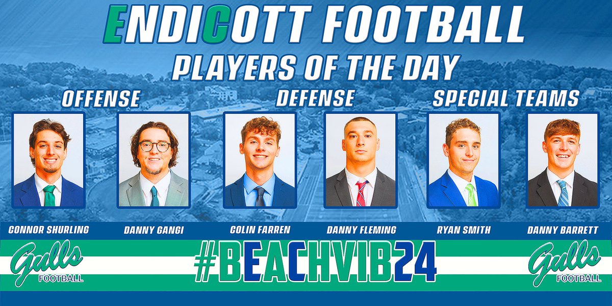 EndicottFB's tweet photo. Congratulations to our “Players of the Day,” from Practice 1️⃣2️⃣‼️

#BeachBall 🏈🐦🏖️
#BeachVib24☀️🌊 https://t.co/AGKOumRSyf