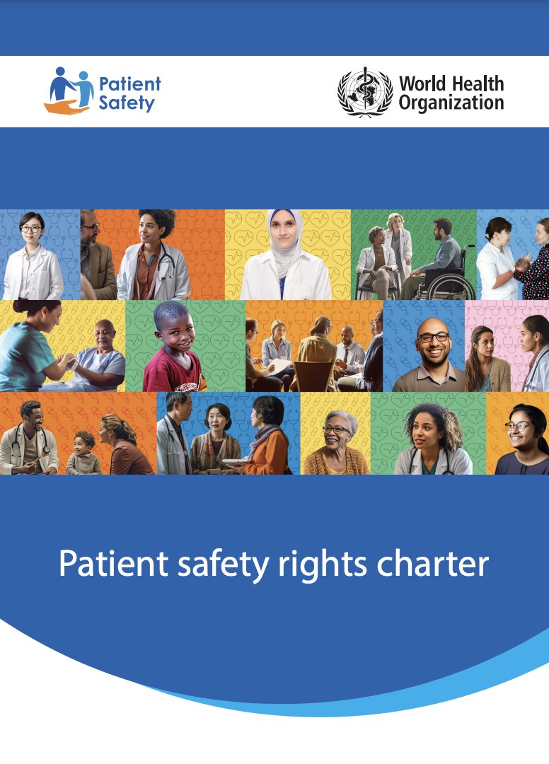 #GoodNewsTuesday! 

The <a href="/WHO/">World Health Organization (WHO)</a> has just released the Patient Safety Rights Charter. 

It reflects a commitment to integrate essential concepts such as engagement, equity, dignity and more.

Read the 10 Patient safety rights and learn more here: bit.ly/4aD7IIx