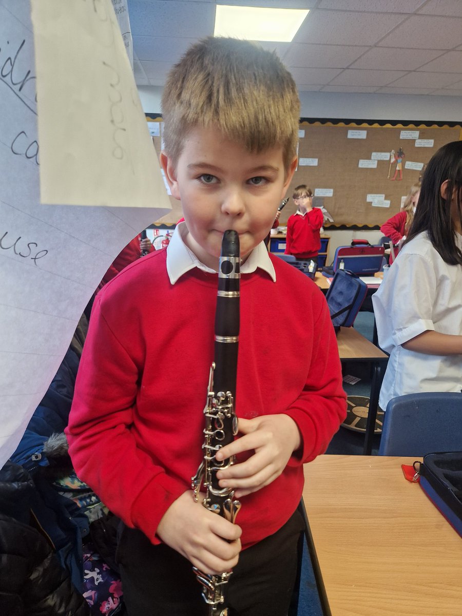 It's time for our clarinet lesson!