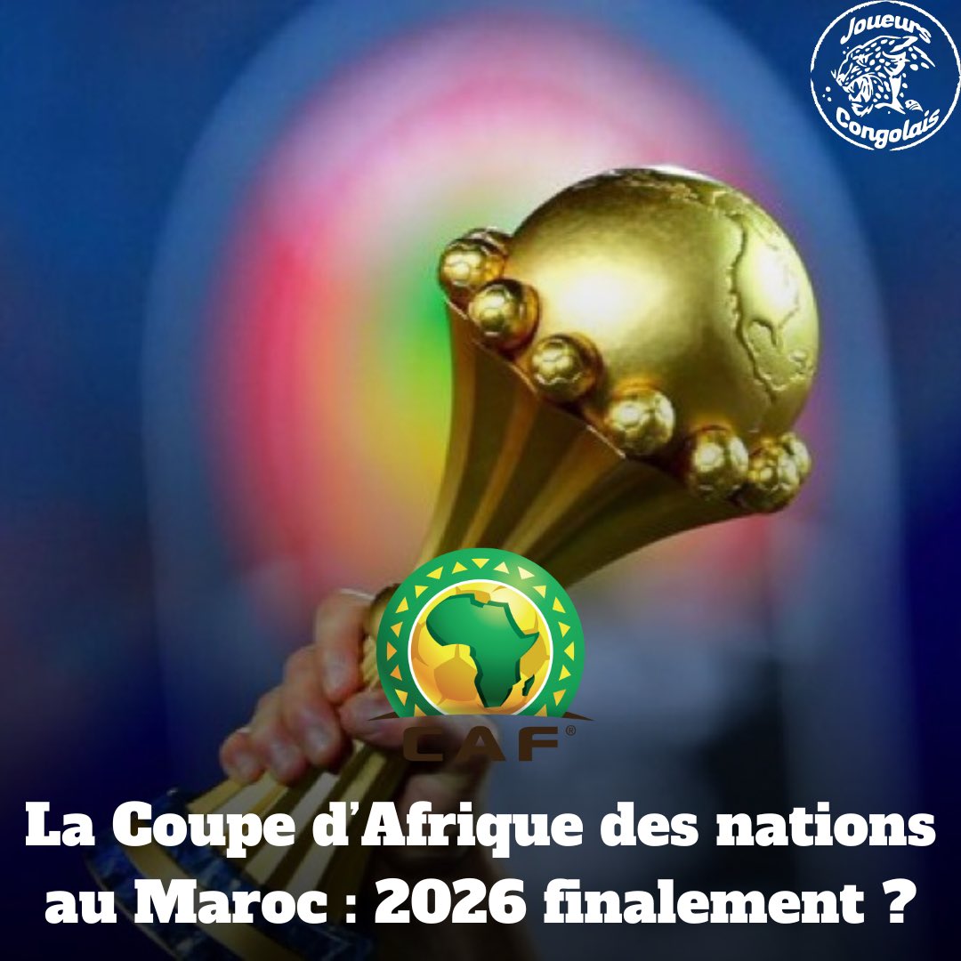 🐆 | La Coupe d’Afrique des Nations serait sur le point d’être REPORTÉE. 

Ce serait pour janvier 2026 au lieu de l’été 2025.

#mobulute🐆