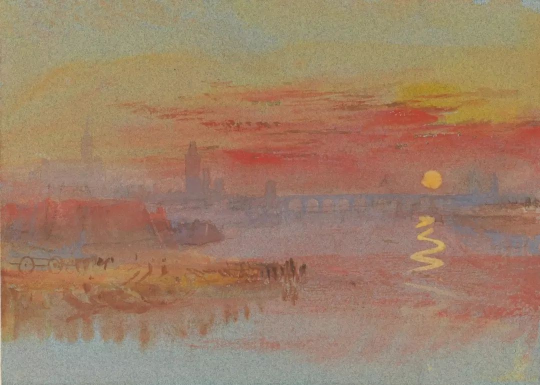 Tate's tweet photo. #JMWTurner was born #OnThisDay in 1775. ❤️ 

In his lifetime he painted some of the most celebrated works in the history of British art, while keeping his Cockney accent his whole life. 🎨

🌇 The Scarlet Sunset, c.1830–40
☀️ Lausanne: Sunset, 1841–2 https://t.co/OADrE2lQJT