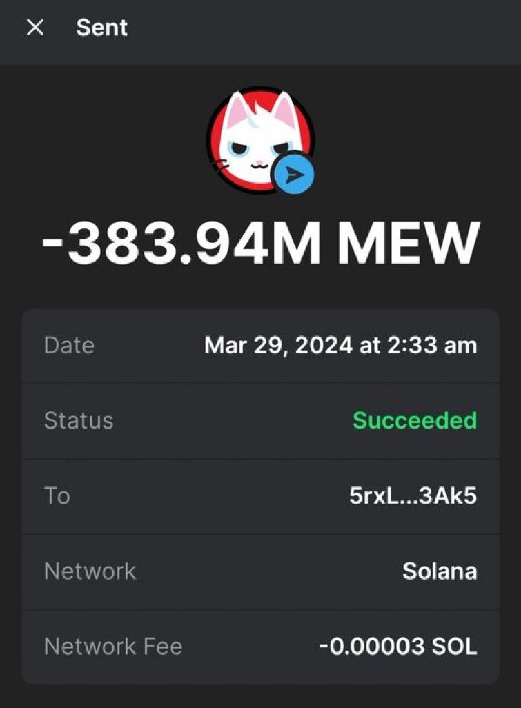 $MEW Airdrop open for 12 hours 🪂 Drop your Solana $SOL address below, Follow @charlesdoteth 🔔 & RT 👇🏻 Every wallet gets 2 50 000 $MEW
