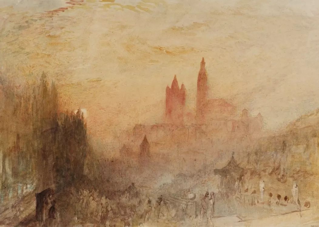 #JMWTurner was born #OnThisDay in 1775. ❤️ 

In his lifetime he painted some of the most celebrated works in the history of British art, while keeping his Cockney accent his whole life. 🎨

🌇 The Scarlet Sunset, c.1830–40
☀️ Lausanne: Sunset, 1841–2