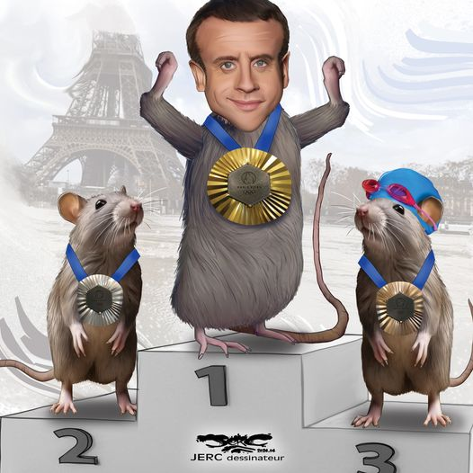 Dessin de JERC dessinateur du lundi 22 avril 2024
Caricature Emmanuel Macron
- SCÉLÉRAT DÉGOÛT  -
x.com/dessingraffjerc
jerc-tbm.com
#Macron #Rigueur #AssuranceChomage #Deficit #JO #Macroniste #reformes #CasseSociale #Paris2024