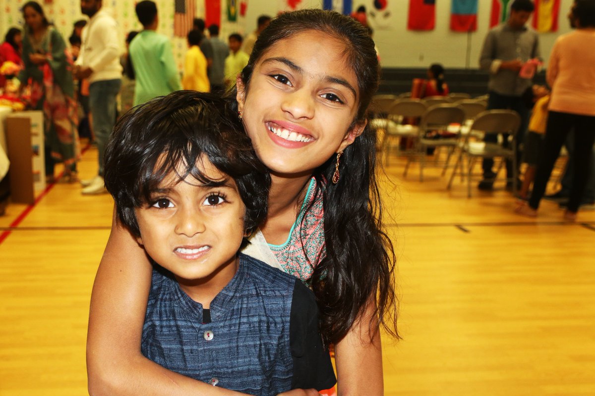rockwoodschools's tweet photo. Students and families at Crestview (April 16) and Wild Horse (April 18) took part in International Day and Night last week, learning more about the cultures, customs, cuisine and traditions of the many countries that are represented in the schools' communities! #FocusonUnity https://t.co/90tCCr15Uv