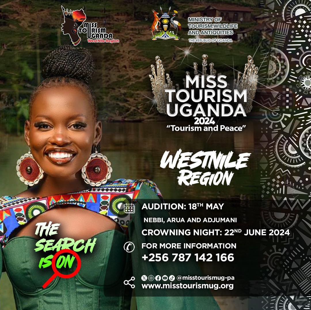 misstourismUga's tweet photo. Congratulations #MissTourismUganda Queen Heritage @Joyshalom5 on  milestone. Spread your wings &amp; soar!
Ladies register to compete in #WestNile! https://t.co/uxQysmqNWx
@MuniUniLibrary @aitajoel @ARUA_News @AtimaCc @WestNileWeb @westnile_tv @femmetalk_WN @mugarra @HonAniteEvelyn https://t.co/AMTctVX3pm