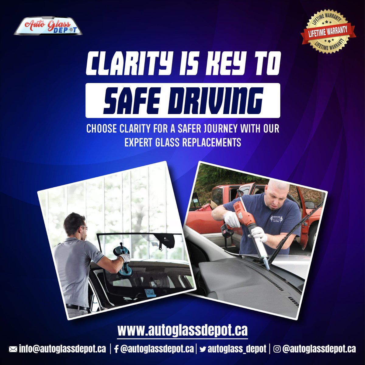Ensure clear visibility and peace of mind on every journey with our expert auto glass services. Let's unlock safety and confidence together. #ClarityIsKey #SafeDriving #AutoGlassExperts
#windshieldwiperreplacement #windshieldreplacements #rearwindshieldreplacement