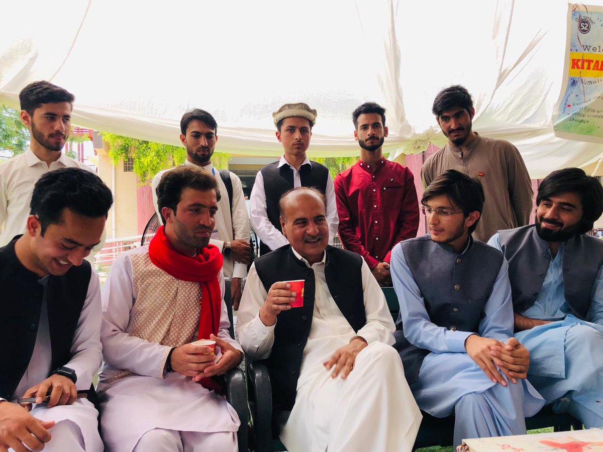 Majid_Momand's tweet photo. Today was the second day of our Book stall arranged by @PSFMarkaz NUML at #NUMLSpringFestival. We're grateful to @Khadimhussain4 and @Mehranwaziri for their visit. Had a very nice time and chit chat with them. https://t.co/bDR37md07B