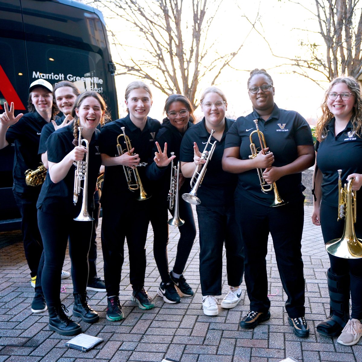 Today we celebrate graduating trumpet member, Kyrah Glaze!

A four-year member of the Athletic Bands, Kyrah is graduating from @belmontu with a Bachelor of Science in Audio Engineering Technology and a Minor in Computer Science.

#AnchorDown #SOGILTB #BelmontGrad @vucommodores