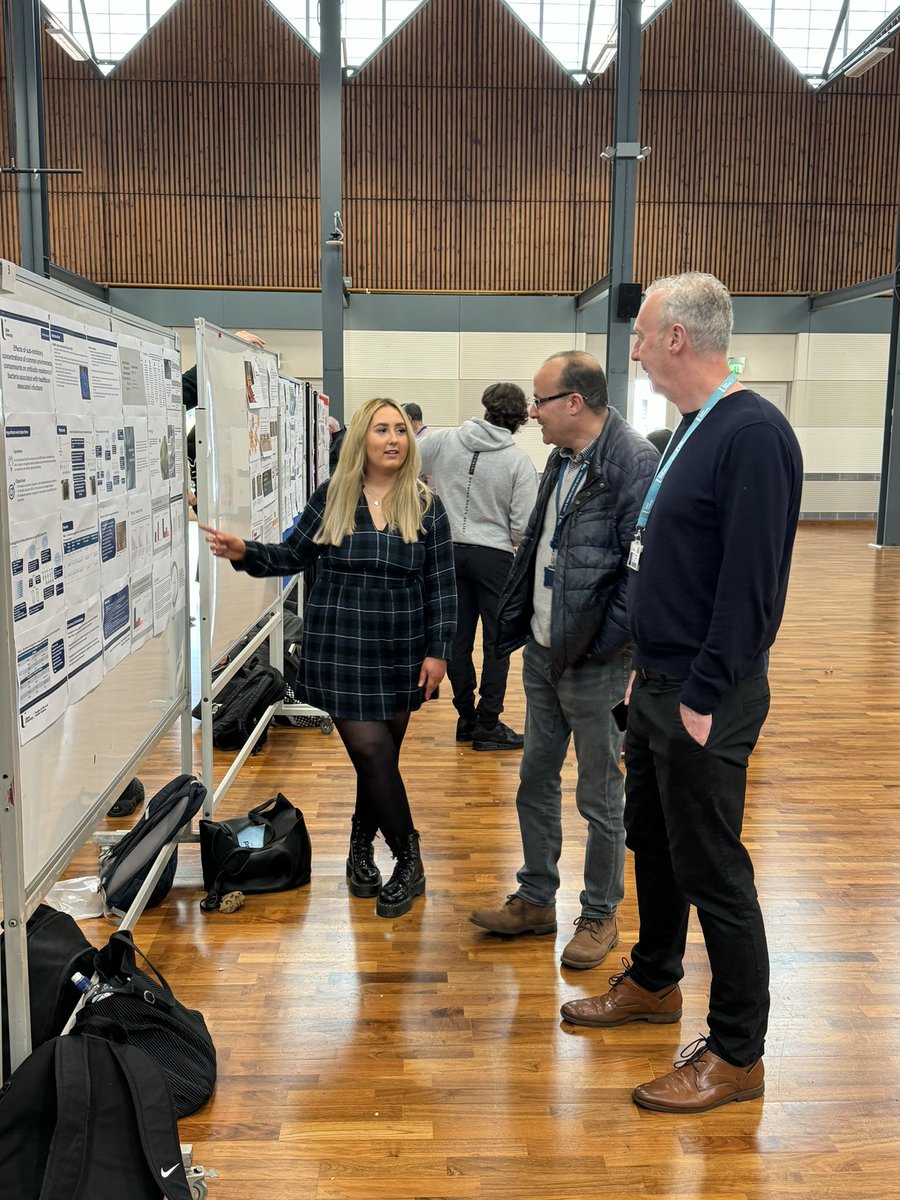 Very impressive final year research project poster presentations today by final year Biomedical Science & Biology students. Fantastic progress by our budding scientists & a highlight of the academic year! Thanks to Dr Nigel Ternan for organising an excellent event! #ProudofUU