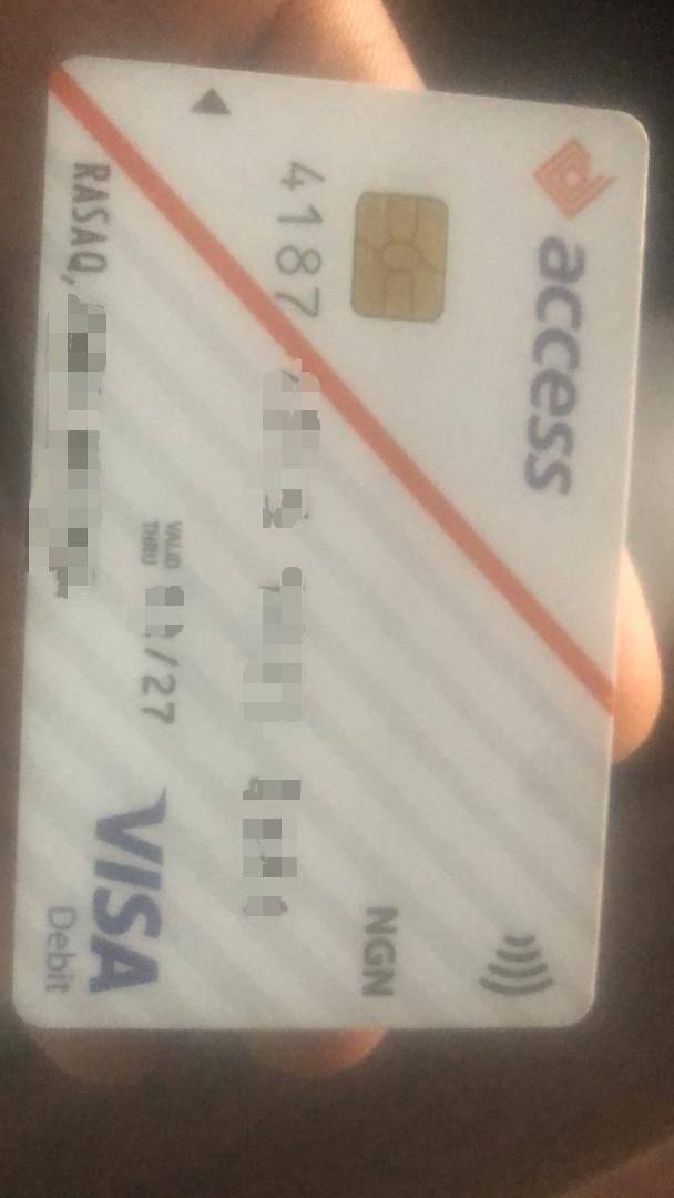 Someone misplaced quite a large sum in cash alongside this ATM card and another card (type withheld) around Agege. Contact us if they are yours with proof of ownership, stating the amount lost, to get them back.