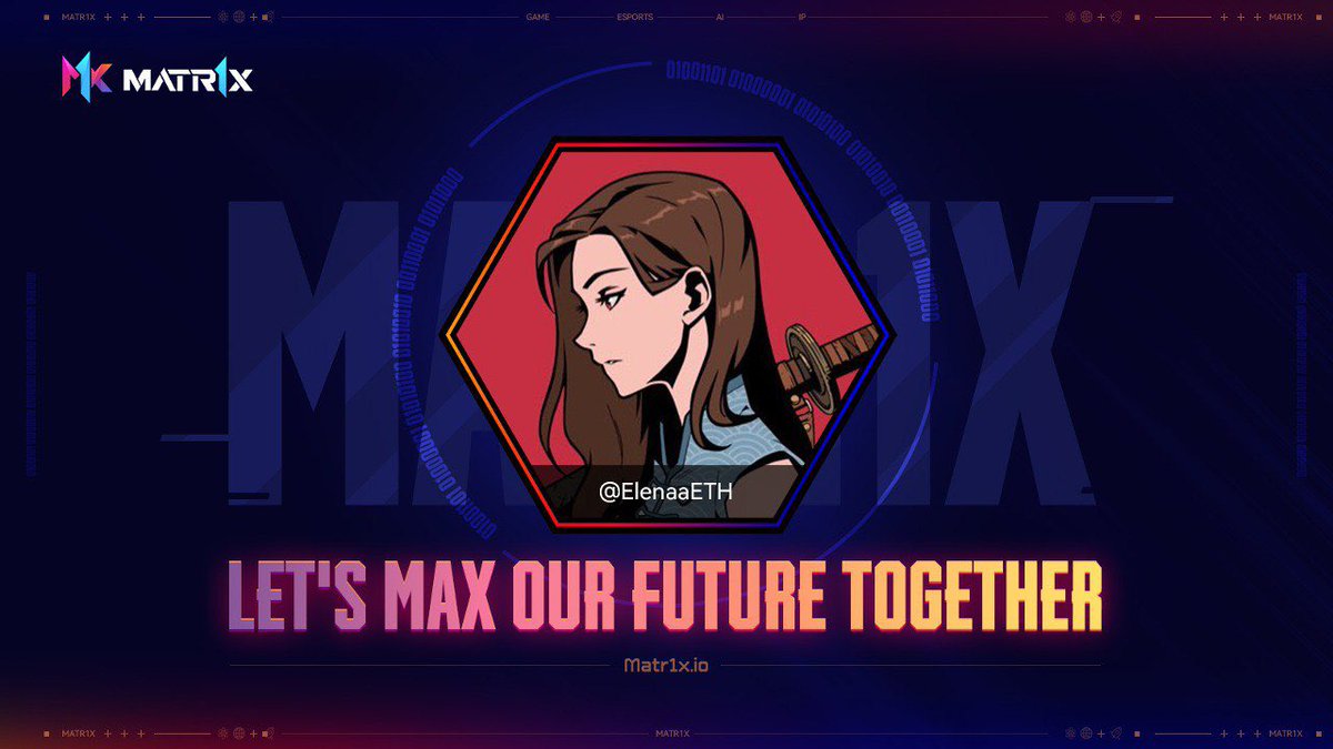Excited to announce that I have invested in @Matr1x_io They have an experienced team and a full gaming ecosystem that’s pushing web3 gaming forward Looking forward to see what Matr1x has in store for us ♥️