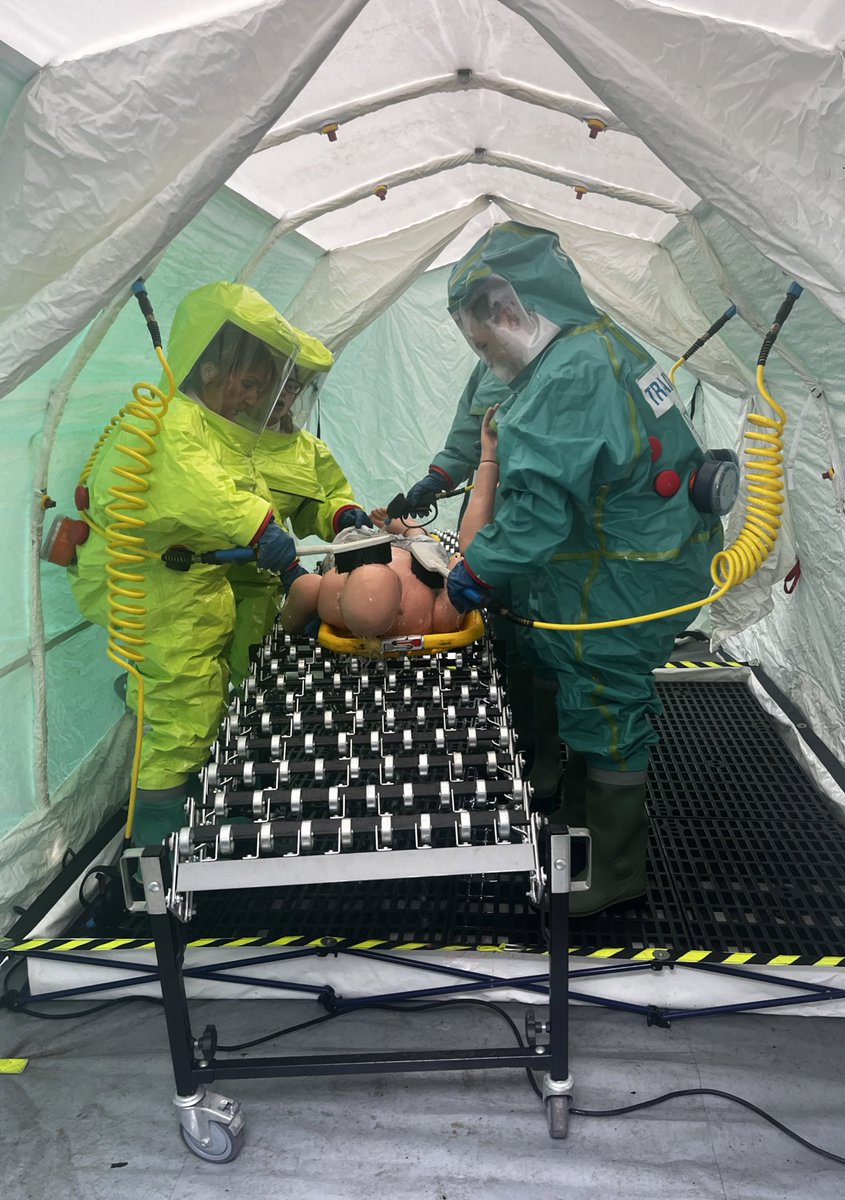 CBRN and HAZMAT training day. #trainingdays #emergencydepartment #northteesNHS