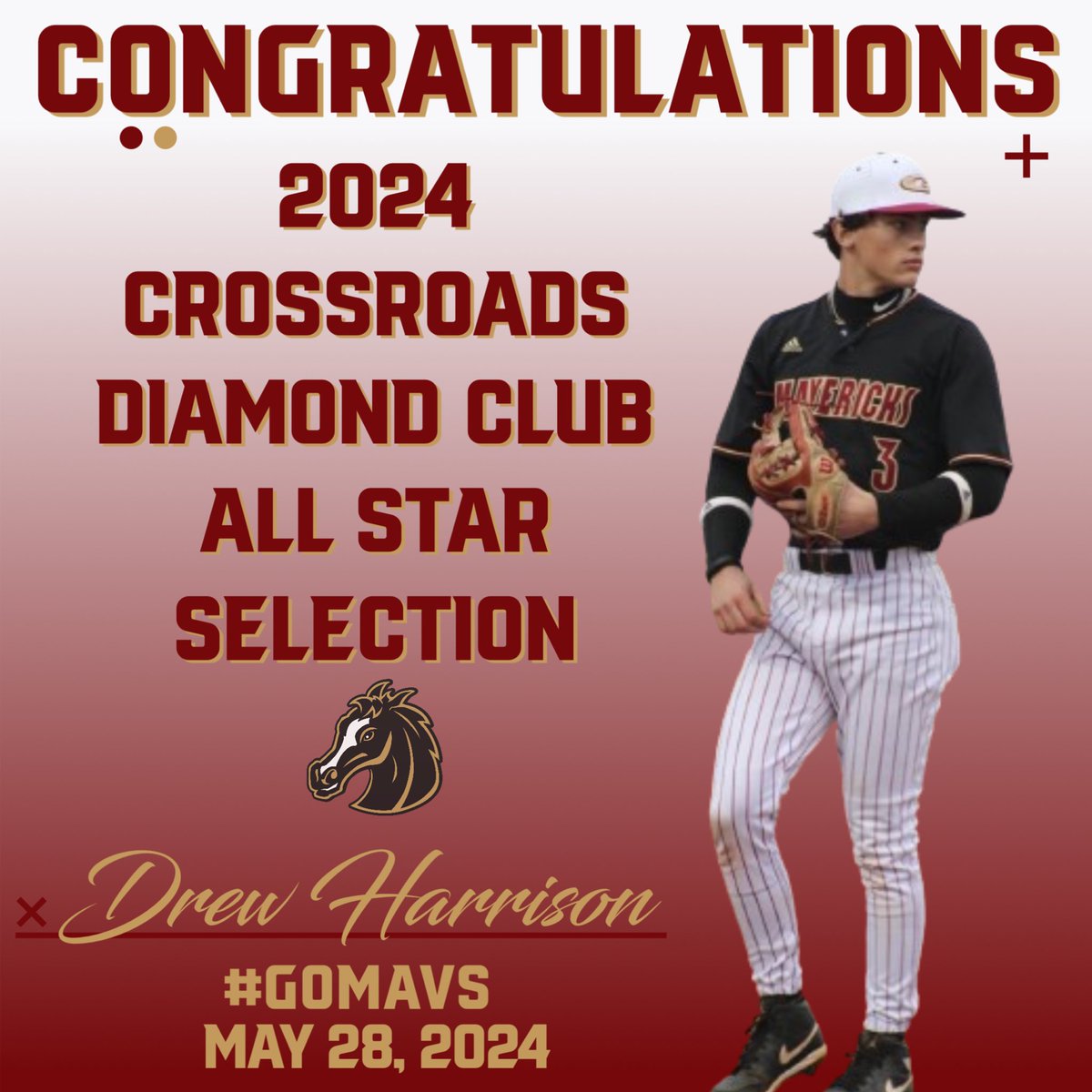 Germantown Baseball (@gm_baseball) on Twitter photo Congratulations to <a href="/drewharrison_/">Drew Harrison</a> on being selected to the Crossroads Diamond Club All Star Game! #GoMavs Congratulations to <a href="/drewharrison_/">Drew Harrison</a> on being selected to the Crossroads Diamond Club All Star Game! #GoMavs