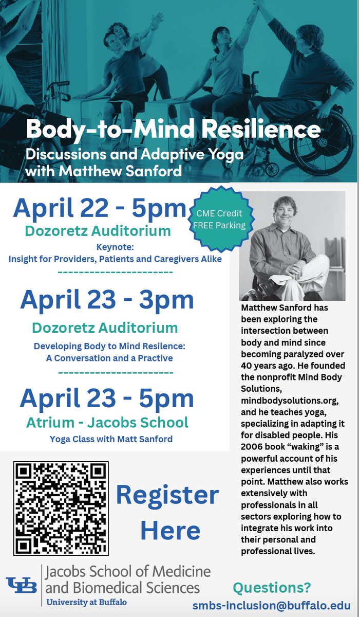 Join us for another day of delving into the realms of body and mind resilience! Today, our focus is on developing body-to-mind resilience through conversation and practice. Don't miss out on this incredible opportunity to nurture your holistic well-being at our partner event.