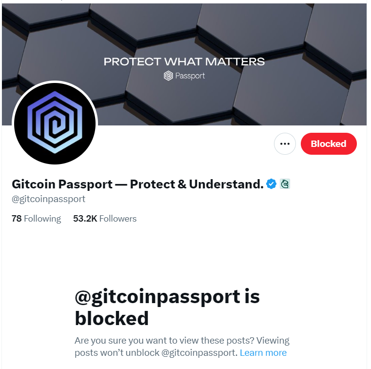 0xglorfindel's tweet photo. Unfollow and block @gitcoinpassport 
#zksync community. We can do it. https://t.co/pGRd4OYdiK