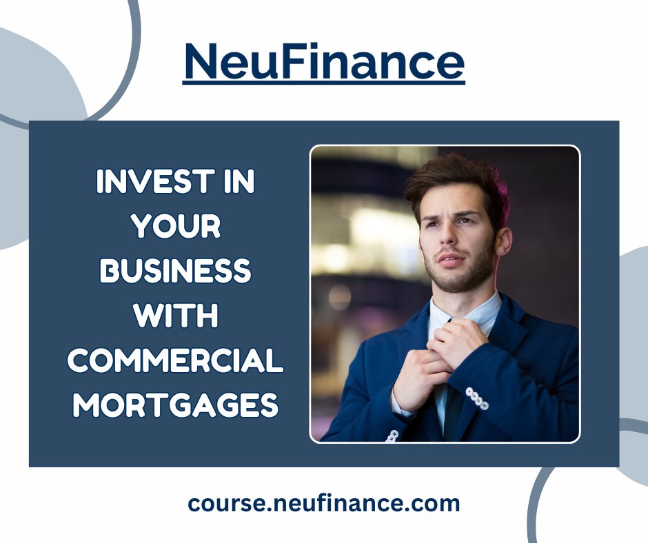 Explore commercial mortgages for your business growth! 🏢💼

Contact us now to discuss options and take your business to the next level! 🚀

🌐Visit our website to discover more.
course.neufinance.com/?ref=71552e

#NeuFinance #CommercialMortgages #BusinessFunding #Entrepreneurship