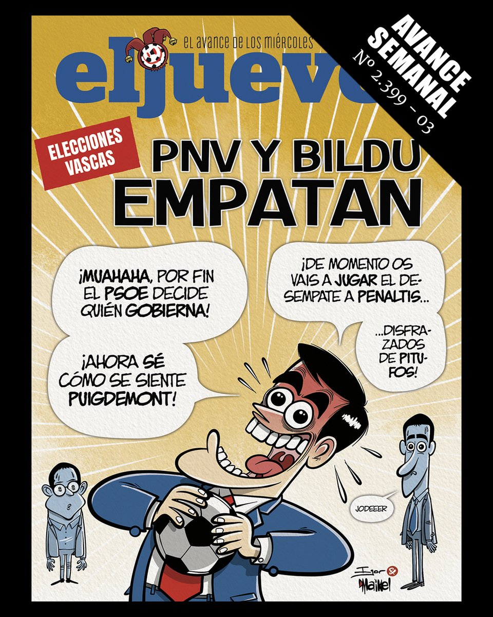 TWITTER y WHATSAPP 📩 ¡NUEVO NÚMERO SEMANAL! 📩 La actualidad de la semana, tus series y un buen puñado de páginas ¡Suscríbete! eljueves.es/oferta