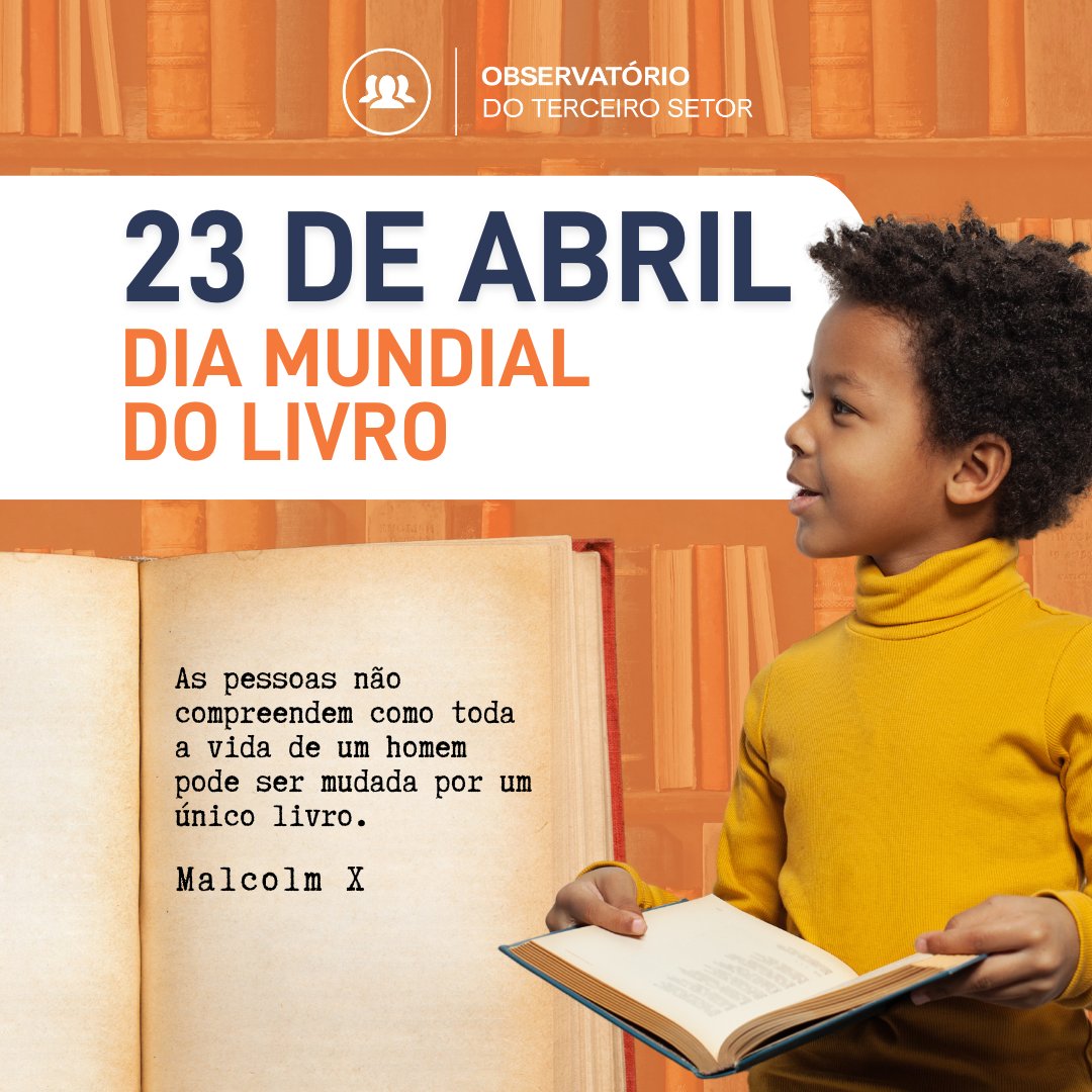 'Em cada página, um mundo por descobrir'. Celebremos o poder dos livros em unir mentes, corações e culturas. Feliz Dia do Livro!
.
#livros #cultura #diadolivro #ods4 #observatorio3setor