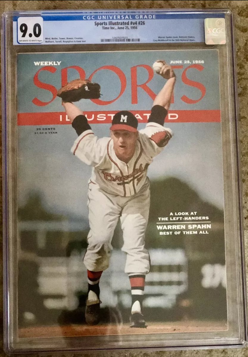 Baseball Hall of Famer Warren Spahn was born in this day in 1921.  Spahn played 21 season in the MLB for the Braves, Mets and Giants despite missing three season after enlisting in the Army during WWII. 

He served with distinction, and was awarded a Purple Heart and a Bronze…