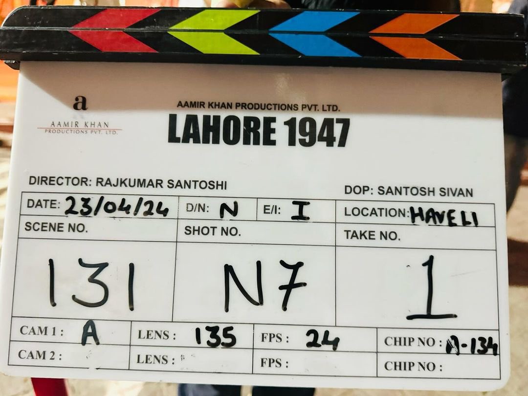 realpreityzinta's tweet photo. On set for Lahore 1947 🎥🌟❤️ #newmovie #shoot #ting https://t.co/YM4HNYLMSM